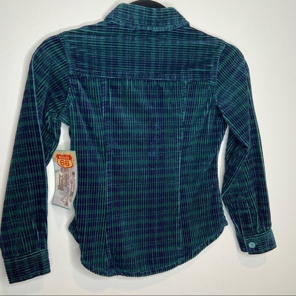 NWT Route 66‎ green corduroy button down Sz 7/8 - Picture 3 of 7